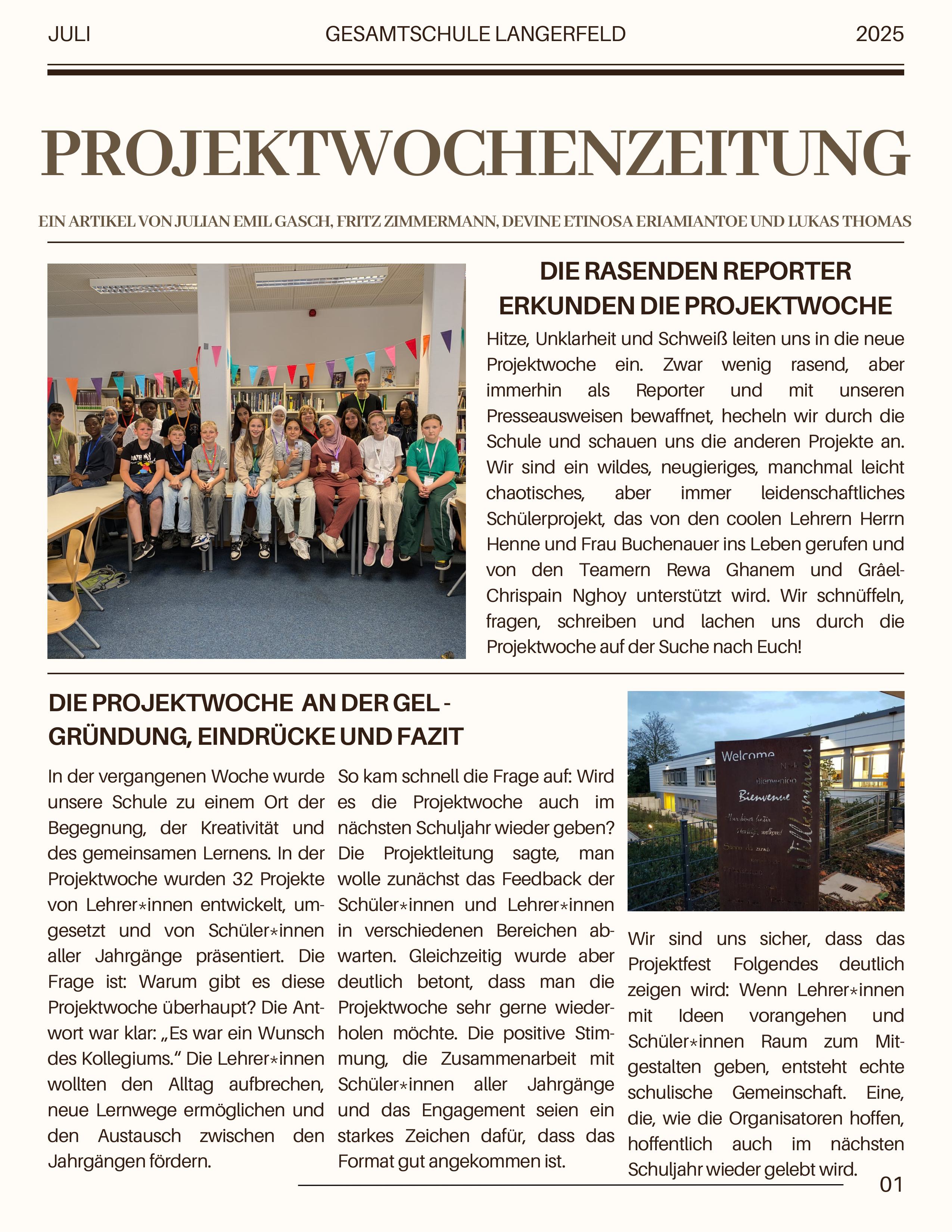 Projektwoche 2025