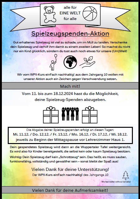 Mach mit: Die große Spielzeugspenden-Aktion 2024